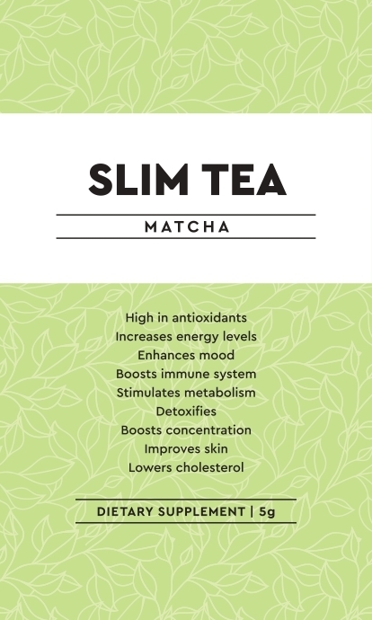Slim Tea Matcha Priekis